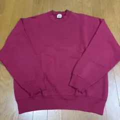 BVD クルーネック スウェット バーガンディ Lサイズのサムネイル