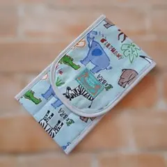 ハンドメイドカトラリーケース　縦型　動物柄