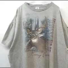 DELTA デルタ アニマル ビッグサイズ Tシャツ グレー 2XL 古着