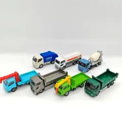 トミカ はたらく車 7台セット 非売品 ダンプ クレーン 清掃車 タンクローリー