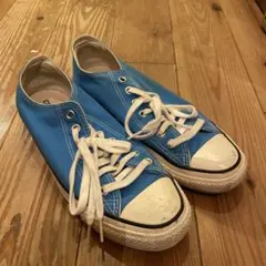 コンバース オールスター ブルー　キャンバススニーカー ローカット27cm