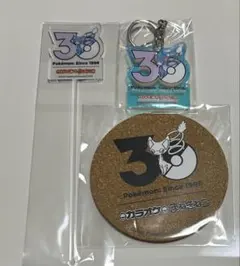 ポケモン まねきねこ コルクコースター アクリルスティック チャーム　ニャルマー