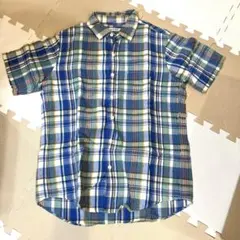（美品）グローバルワーク★メンズ半袖シャツ★サイズLのサムネイル