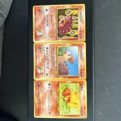 포켓몬 カード カツラのロコン ロコン 旧裏面 3枚セット
