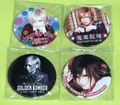 ゴールデンボンバー 鬼龍院翔 缶バッジ - メルカリ
