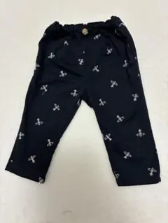 プティマイン　キッズ ロングパンツ 飛行機柄 90cm