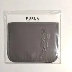 FURLA フルラ 抗ウィルス加工 マスクケース グレー【新品未使用】
