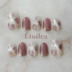 22utopia様専用　パープルストーンネイル