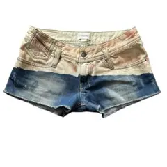 ディーゼル diesel ショートパンツ 平成ギャル 染め加工 y2k 00s