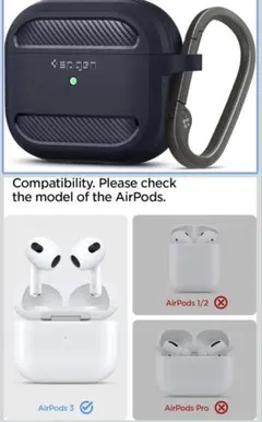 Spigen AirPods 3 ケース AirPods Pro 第3世代カバーのサムネイル