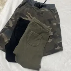 迷彩柄・黒・オリーブ 3本セット10.0サイズ