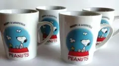 スヌーピー PEANUTS マグカップ 4個