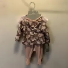 5000円→1788円♡花柄リボン付きロンパース・カバーオール