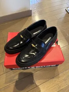【美品】コンバース　ローファー　25cm ブラック CONVERSE（コンバース） ローファー 25.0cm ブラック メンズ