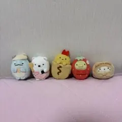 【最終価格】〈5種セット〉すみっコぐらし　復刻カプセルてのりぬいぐるみ