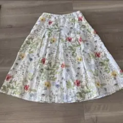 ［No.48］フレアスカート 花柄　GIANNI LO GIUDICE