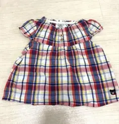 DOUBLE_B Miki House チェック柄ワンピース 80cmのサムネイル