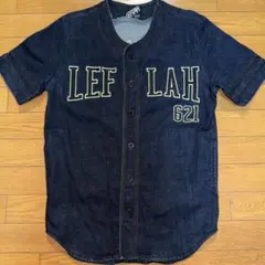 LEFLAH デニム ベースボールシャツ 半袖のサムネイル