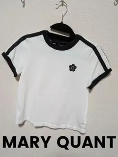 MARY QUANT 半袖 Tシャツ ホワイト ブラック