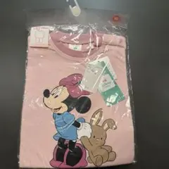 ミニーマウス　ミニーちゃん　パジャマ　長袖上下　　新品未使用　90　天竺パジャマ