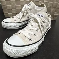 CONVERSE ALL STAR ホワイト スニーカー 22.5cm グレー