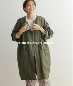 URBAN RESEARCH DOORS ドアーズ モッズコート カーキ