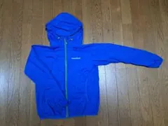 mont-bell ウインドブラストパーカ Kid's 青 150　モンベル