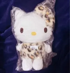 サンリオ ヒョウ柄ドールBIGタイプ ぬいぐるみ ハローキティ タグ付き