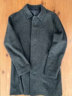 無印良品　ダークグレー チェスターコート