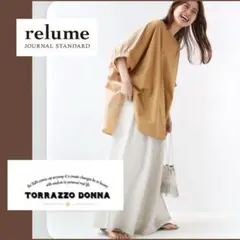 【TORRAZZO DONNA】ドッキングオーバーブラウス　relumeのサムネイル