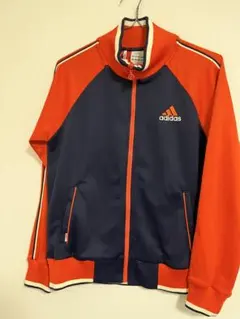 adidas ClimaLite ジャージ オレンジ/ネイビー