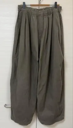 コーデュロイワイドパンツ