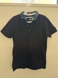 Diesel Industry ポロシャツ デニム襟 ネイビー M