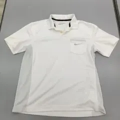 ［安値］Nike Dri-FIT GOLF ホワイト ゴルフポロシャツ