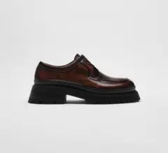 ZARA 革靴　ダービーシューズ