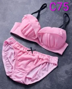 グラナティス　C75　ブラジャーショーツセット　ピンク　新品未開封