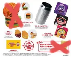 【新品未使用】グッズ+3560円相当 無料券マクドナルド　サマーチャンスバッグ