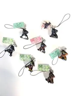 最高額/GⅠ級 JRA 重賞馬 ストラップ 7点 タイトルホルダー 他 午年