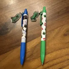 マイクラ　シャーペン　ボールペン　キーホルダー付き　2本セット