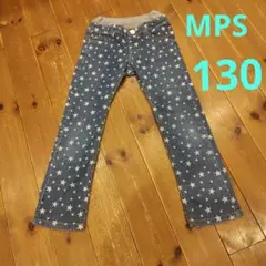 MPS　130　 星柄デニムロングパンツ　長ズボン