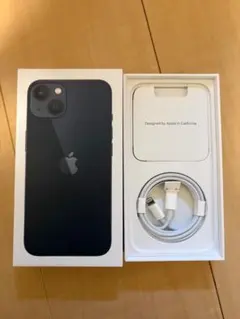 【空箱】iPhone 13 ブラック 128GB 付属品 ミッドナイト