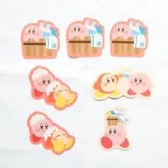 星のカービィキャンペーン ナムコ ぷぷぷの湯 ステッカー お風呂 シール