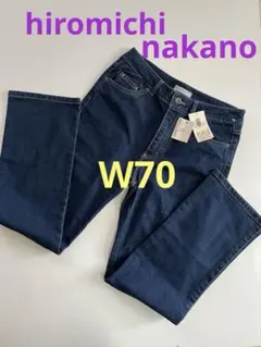 新品タグ付 ナカノヒロミチ プレミアムジーンズ w70 股上深め 太め L相当のサムネイル