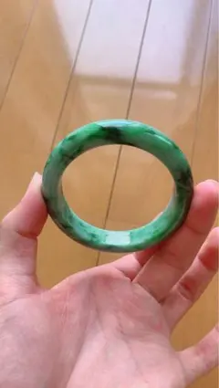 残りわずか】✨天然翡翠 A貨 ジェダイト バングル 運気上昇 魔除け 