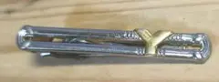 Yves Saint Laurent ネクタイピン シルバー ゴールド