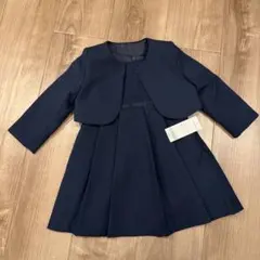 ネイビー フォーマルドレス ジャケットセット