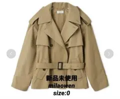 新品未使用　mila owen ショートトレンチコート