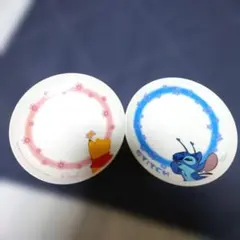 スティッチとプーさんの陶器皿セット