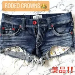 美品‼️ RODEO CROWNS ロデオクラウン デニム ジーンズショートパンツ