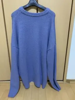 GRL 青色　長袖ニットセーター